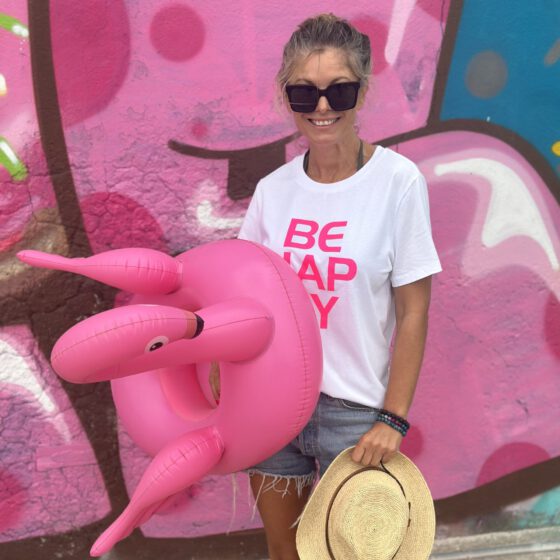 T-Shirt Star BE HAPPY