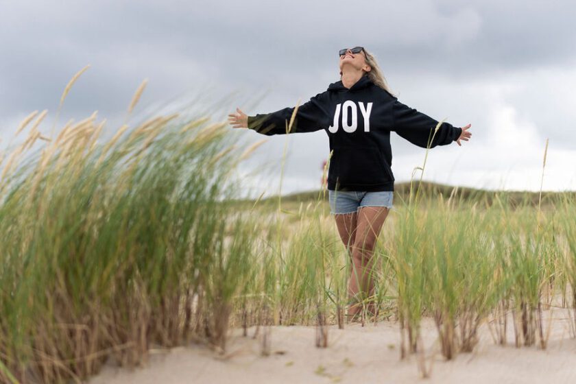 Hoodie Luisa JOY oder HOPE – Bild 2